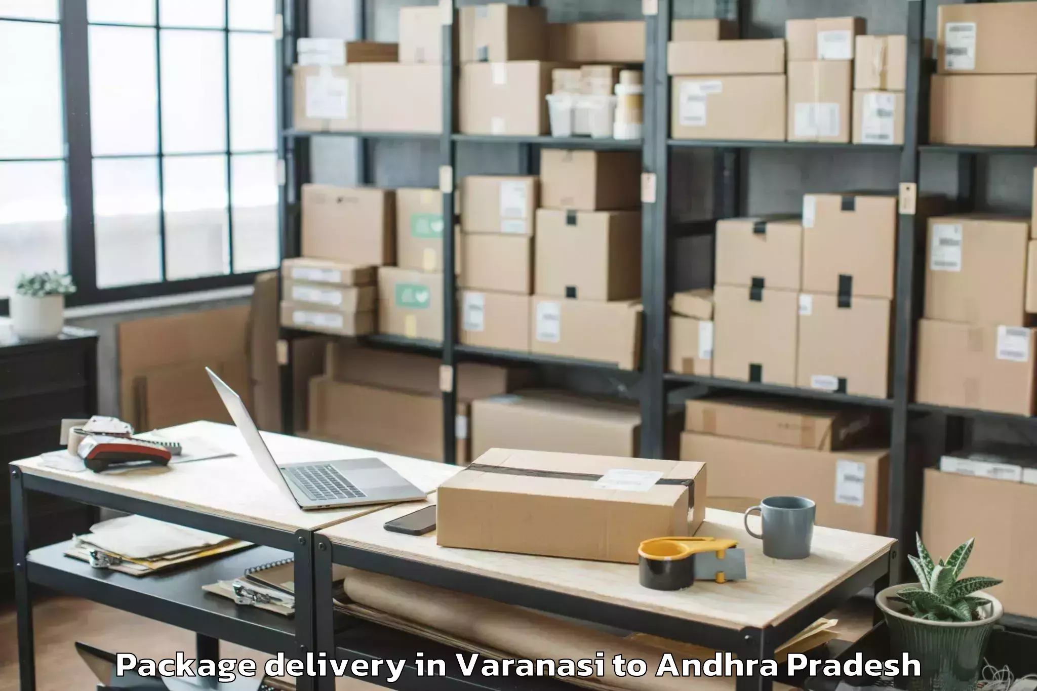 Quality Varanasi to Peddakadabur Package Delivery